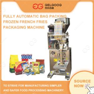 Import Fully Automatic Bag Packing Frozen French Fries Packaging Machine from chinese wholesale supplier and manufacturer