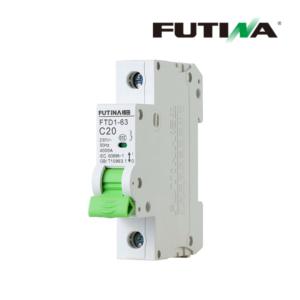 Import Futina 1 Pole 10 Amp MCB Circuit Breaker FTD1 from chinese wholesale supplier and manufacturer