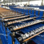 Import galvanized steel sheet corrugated roll forming machine 1250mm roofing roll forming machine from chinese wholesale supplier and manufacturer