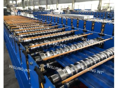 Import galvanized steel sheet corrugated roll forming machine 1250mm roofing roll forming machine from chinese wholesale supplier and manufacturer
