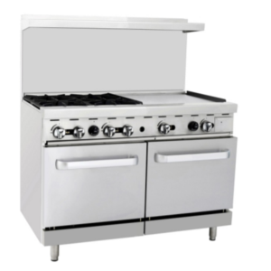 Import Gas Range with 4 burners and griddle of 24 from chinese wholesale supplier and manufacturer