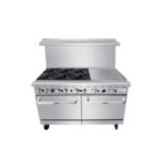 Import Gas Range with 6 burners and 24 griddle from chinese wholesale supplier and manufacturer