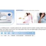 Import GEM5801 Domestic embroidery machine from chinese wholesale supplier and manufacturer