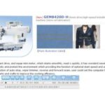 Import GEM8420D-H Direct-drive,high-speed lockstitch sewing machine (micro-oil lubrication) from chinese wholesale supplier and manufacturer