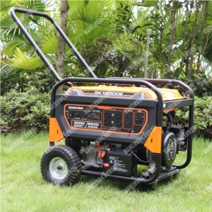 Import GK12000E Gasoline / petrol generator Rated power:8.5KW Max power:9.0KW E-start from chinese wholesale supplier and manufacturer