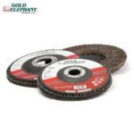 Import Gold Elephant 4 inch 100*16mm flexible flap disc flap wheel for metal polishing from chinese wholesale supplier and manufacturer