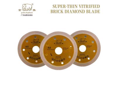 Import Gold Elephant 4 inch 105mm super-thin vitrified brick diamond blade from chinese wholesale supplier and manufacturer