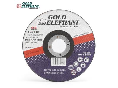 Import Gold Elephant metal cutting wheels 4.5 inch cutting wheel discs from chinese wholesale supplier and manufacturer