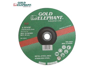 Import Gold Elephant stainless steel grinding wheels 9 inch grinding wheel discs from chinese wholesale supplier and manufacturer