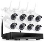 Import HD 1080P Wireless outdoor security camera system 8CH wifi NVR system from chinese wholesale supplier and manufacturer