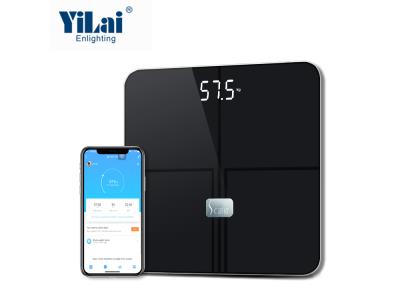 Import High class TUYA WIFI SCALE LED display 180KG capacity ITO glass smart body fat scale from chinese wholesale supplier and manufacturer