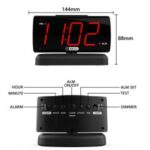 Import High-End Display Time With Rotating Base Digital office desk alarm clock from chinese wholesale supplier and manufacturer