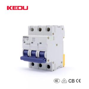 Import High Performance Miniature Circuit Breaker 3P（1-63A）（6KA 10KA）（Type B Type C Type D Type K ) from chinese wholesale supplier and manufacturer