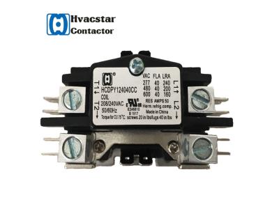 Import High Quality 24V 40A 1P types of contactor Air Conditioner AC Definite Purpose Contactor from chinese wholesale supplier and manufacturer