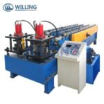 Import High quality hot sale Gutter door roll forming machine from chinese wholesale supplier and manufacturer