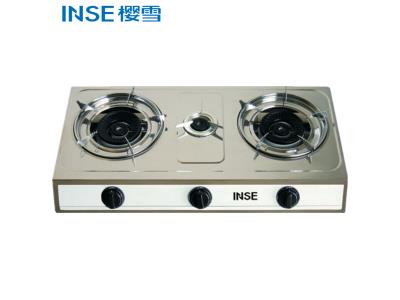 Import High Quality Modern Cooking Appliance Table 3 Burner INSE Gas Cooker/JZY/T-3-306 from chinese wholesale supplier and manufacturer