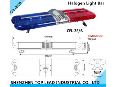 Import High Quality Police LED Roof Light Bar With Speaker and Siren for emergency use from chinese wholesale supplier and manufacturer