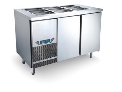 Import High Quality Stainless Steel Work Table Salad Refrigerator Workbench Undercounter Fridge from chinese wholesale supplier and manufacturer