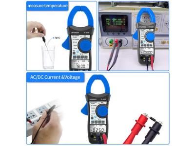 Import HoldPeak HP-870P-2 KW Power Meter Clamp Meter AC/DC Voltmeter 999.9A Ammeter Tester from chinese wholesale supplier and manufacturer