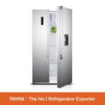 Import HOMA FF2-55D SIDE BY SIDE REFRIGERATOR from chinese wholesale supplier and manufacturer