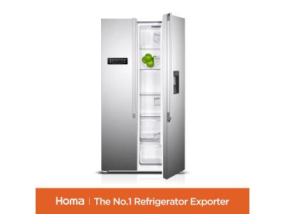Import HOMA FF2-69D SIDE BY SIDE REFRIGERATOR from chinese wholesale supplier and manufacturer