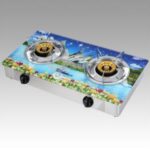 Import Home use High quality 2 burner tempered glass gas cooker stove from chinese wholesale supplier and manufacturer