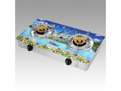 Import Home use High quality 2 burner tempered glass gas cooker stove from chinese wholesale supplier and manufacturer