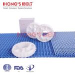 Import HONGSBELT HS-1100B-N-EL modular plastic conveyor belt for food industry from chinese wholesale supplier and manufacturer