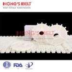 Import HONGSBELT HS-1200B modular plastic conveyor belt for spiral conveyors from chinese wholesale supplier and manufacturer