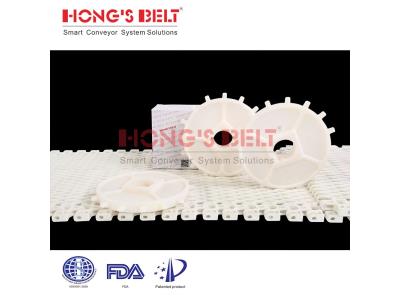 Import HONGSBELT HS-1200B modular plastic conveyor belt for spiral conveyors from chinese wholesale supplier and manufacturer