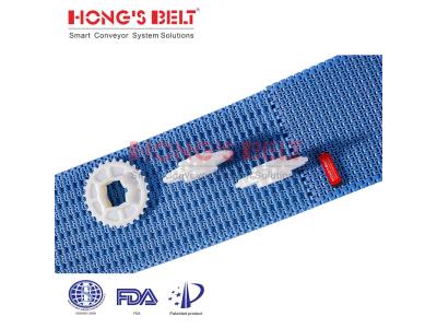 Import HONGSBELT HS-1500B modular plastic conveyor belt for packing industry from chinese wholesale supplier and manufacturer