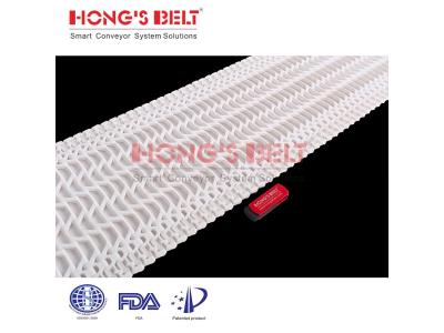 Import HONGSBELT HS-1500B-N Flush grid modular plastic conveyor belt for pizza making line from chinese wholesale supplier and manufacturer