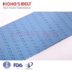 Import HONGSBELT HS-200A-HD Flat top modular plastic conveyor belt for meat processing from chinese wholesale supplier and manufacturer