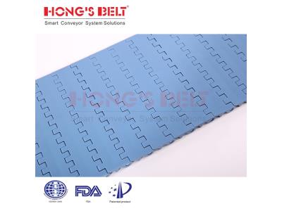 Import HONGSBELT HS-200A-HD Flat top modular plastic conveyor belt for meat processing from chinese wholesale supplier and manufacturer