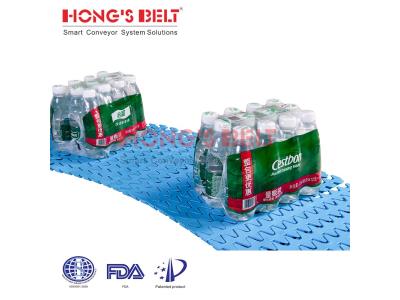 Import HONGSBELT HS-2200-B1 modular plastic conveyor belt for spiral conveyors from chinese wholesale supplier and manufacturer