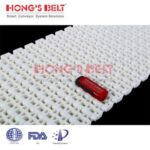 Import HONGSBELT HS-2500B modular plastic conveyor belt for bakery from chinese wholesale supplier and manufacturer