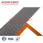 Import HONGSBELT HS-2500D modular plastic conveyor belt for bakery from chinese wholesale supplier and manufacturer