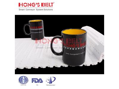 Import HONGSBELT HS-2500E modular plastic conveyor belt for candy making from chinese wholesale supplier and manufacturer