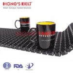 Import HONGSBELT HS-2600B modular plastic conveyor belt for heat shrink tunnel line from chinese wholesale supplier and manufacturer