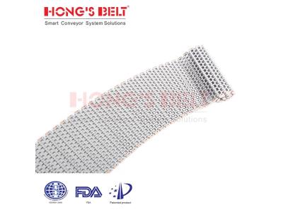 Import HONGSBELT HS-300B Flush grid modular plastic conveyor belt for food industry from chinese wholesale supplier and manufacturer