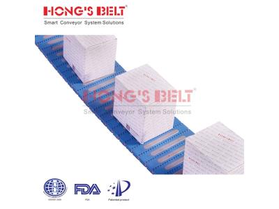 Import HONGSBELT HS-4800A-EL modular plastic conveyor belt for logistics from chinese wholesale supplier and manufacturer
