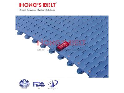 Import HONGSBELT HS-8000A-RC modular plastic conveyor belt for logistics from chinese wholesale supplier and manufacturer