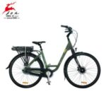 Import Hot Sell 700C Al Alloy Stepped Frame Women City Electric Bicycle from chinese wholesale supplier and manufacturer