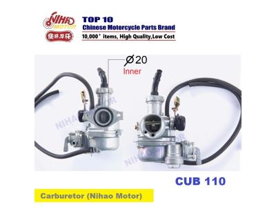 Import HU02 Motorcycle carburetor for HONDA DAYANG CUB100 CUB110 DY100 Engine parts scooter spare from chinese wholesale supplier and manufacturer