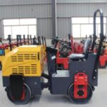 Import Hydraulic double drum rollers diesel engine ride on roller 1 ton road roller from chinese wholesale supplier and manufacturer