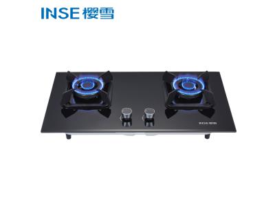 Import INSE Fashional build-in hob two burner gas stove JZY/T-Q2003(B) from chinese wholesale supplier and manufacturer