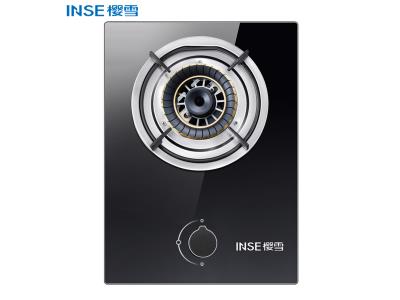 Import INSE Hot Selling Single Burners Black Tempered Glass Gas StoveJZT-Q2005(B) from chinese wholesale supplier and manufacturer