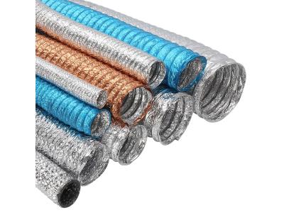 Import Insulated flexible duct,Non-insulated flexible duct,Semi-rigid aluminum duct from chinese wholesale supplier and manufacturer