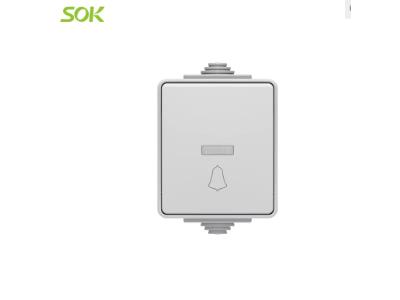 Import IP65 Door Bell Light Switch with LED Surface Mounting(Screw-less terminal) from chinese wholesale supplier and manufacturer