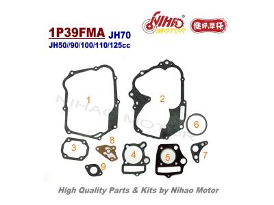 Import L3 33 JH70 Full Gasket Set JIALING 70cc Chinese Motorcycle Parts 1P47FMC Cub Engine Spare from chinese wholesale supplier and manufacturer